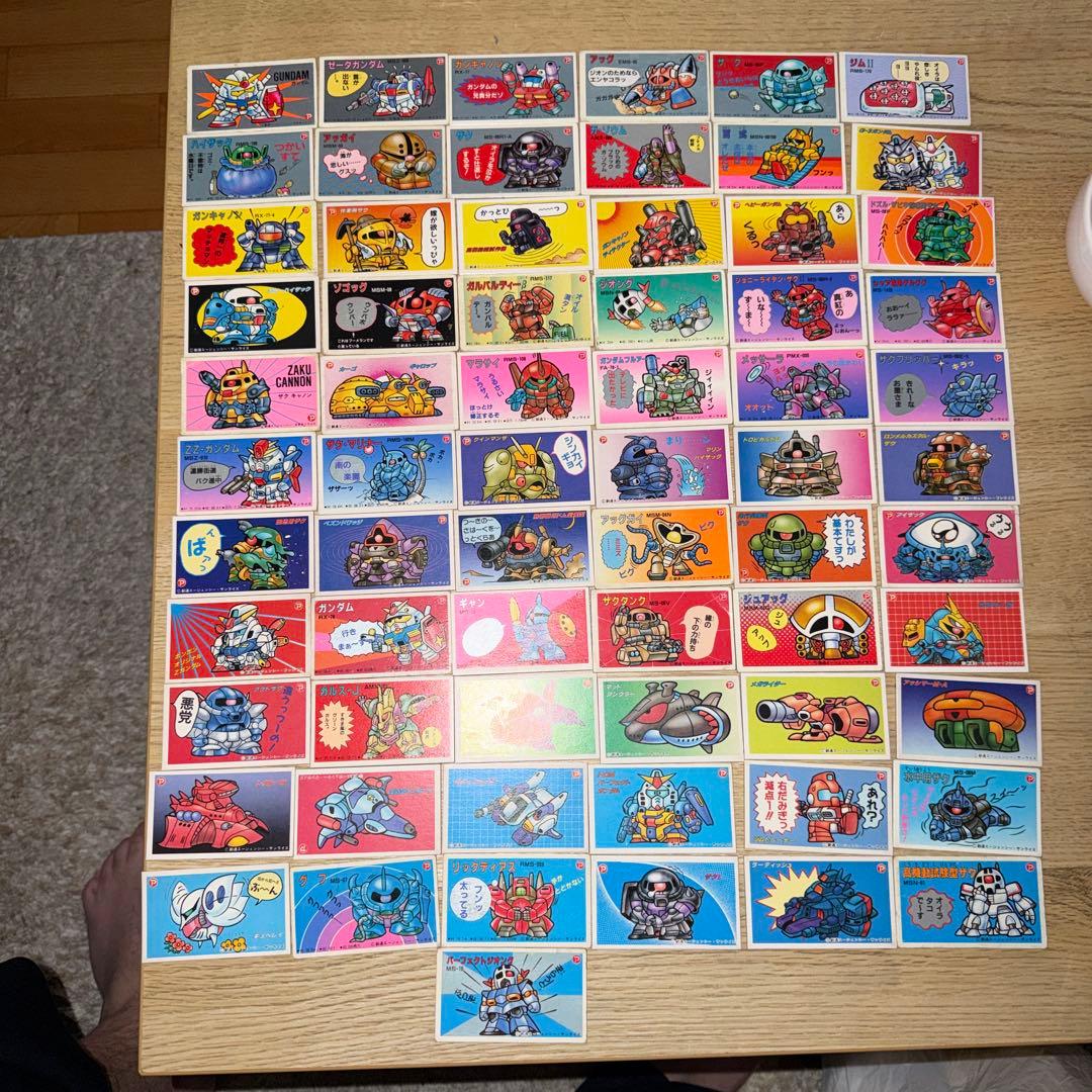 希少「昭和レトロ」ガンダムめんこ75種類75枚 - メルカリ