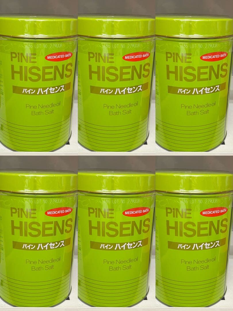 高陽社 パイン ハイセンス 2.1kg 缶 6個セット薬用入浴剤