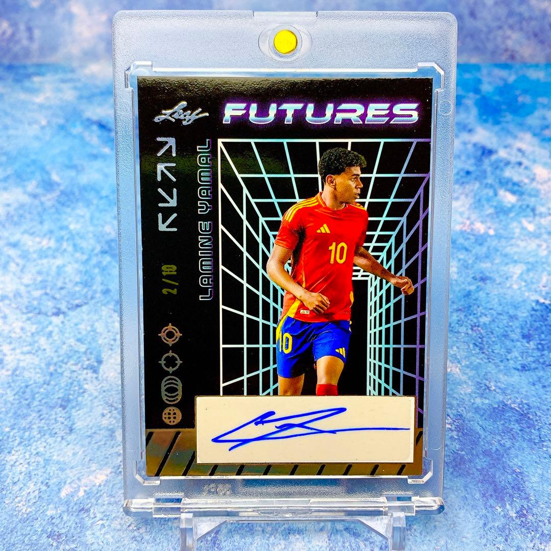 10シリ【ラミン・ヤマル】直筆サインカード バルセロナ スペイン YAMAL