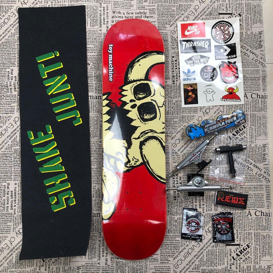 スケボー デッキデッキ セット 8.0 レッド