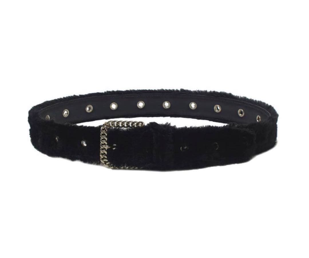 【完売品】afb ファーベルト Liltecca 着用 ブラック 黒