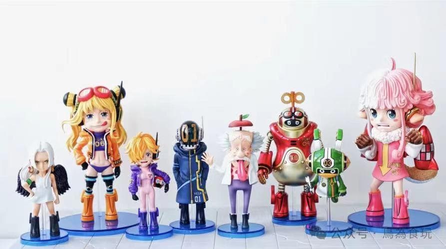 ワンピース A+ Dr.ベガパンク 8点 ガレージキット ガレキ スタチュー