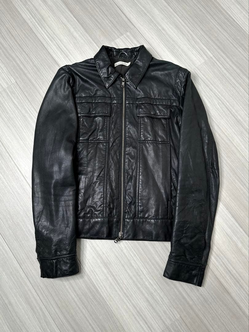 ジャケット・アウター short length lamb skin jacket