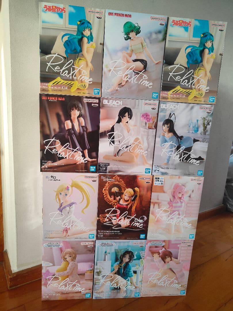 Relax time フィギュア 12体セット やっとホロライブのRelax Timeフィギュア全部集めたー！！みんな
