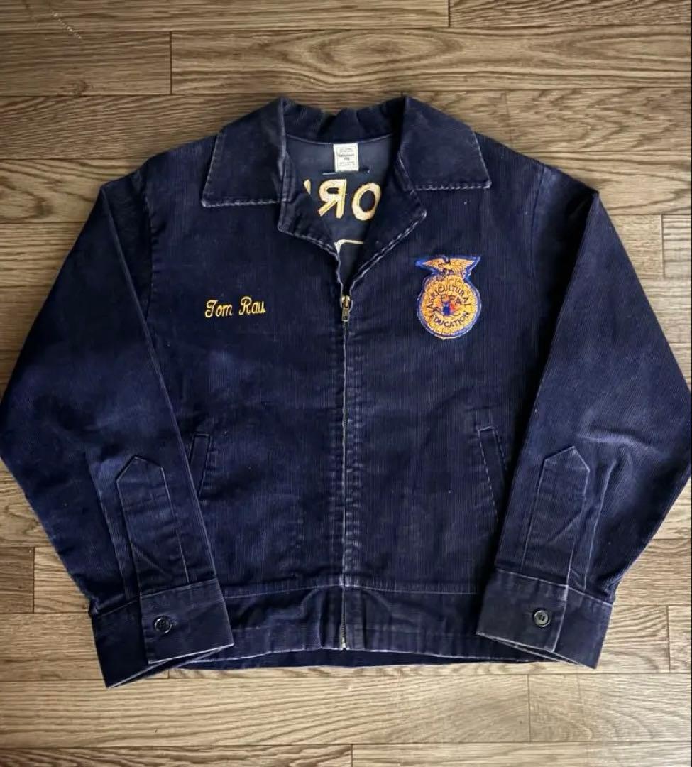 【希少サイズ】 80s ~ 濃紺　FFA ジャケット 　lot100-40程度