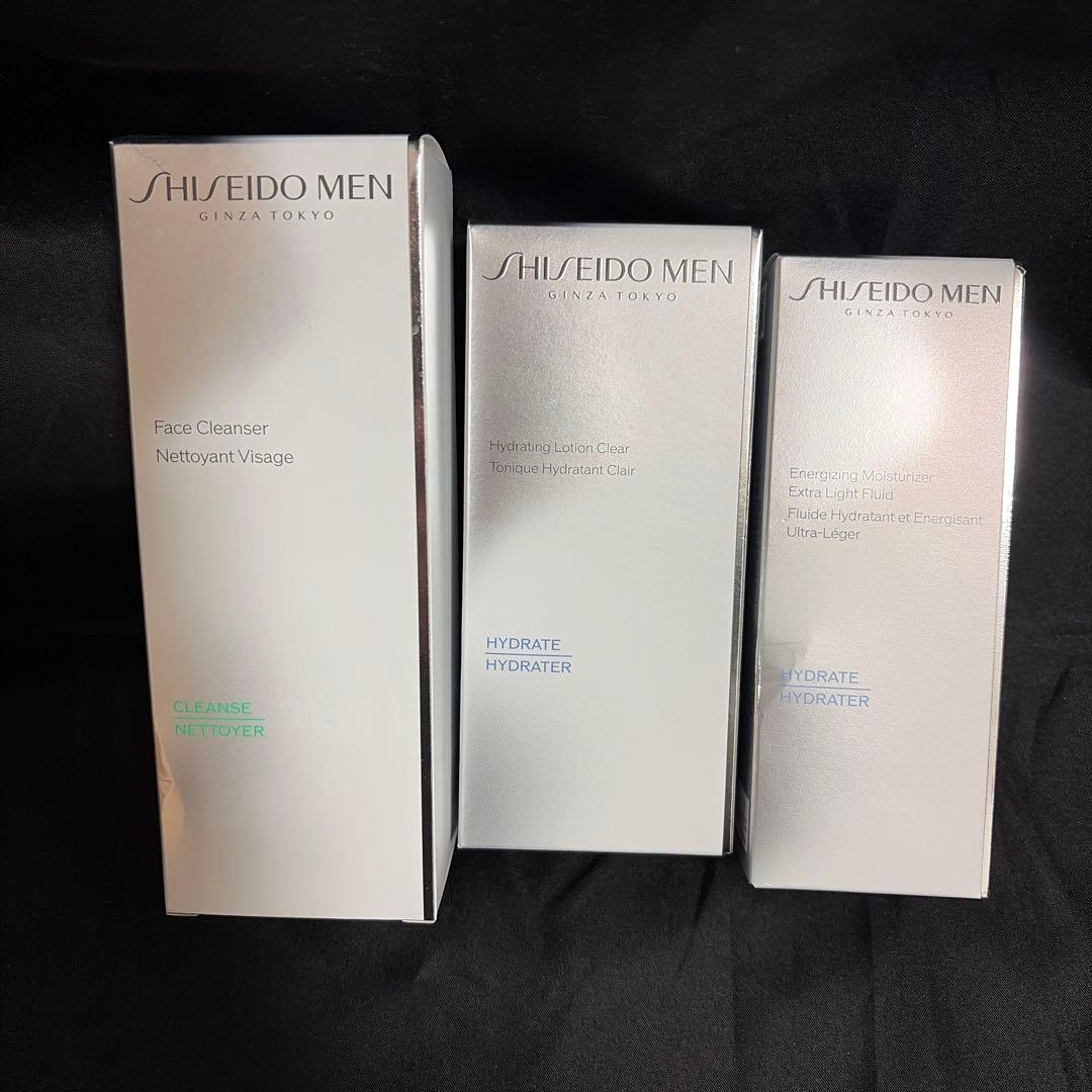 SHISEIDO MEN クレンザー・化粧水・保湿液3点セット