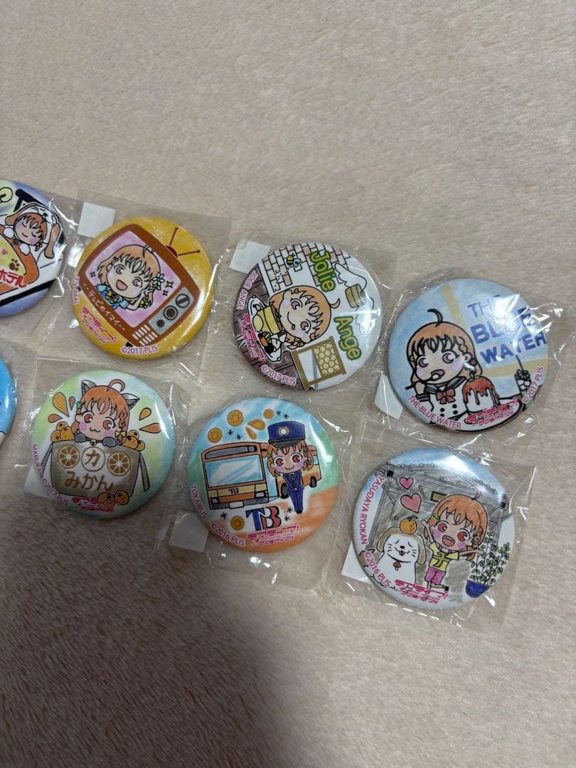 ラブライブ！サンシャイン！！ 高海千歌 まちあるき缶バッジ 10点