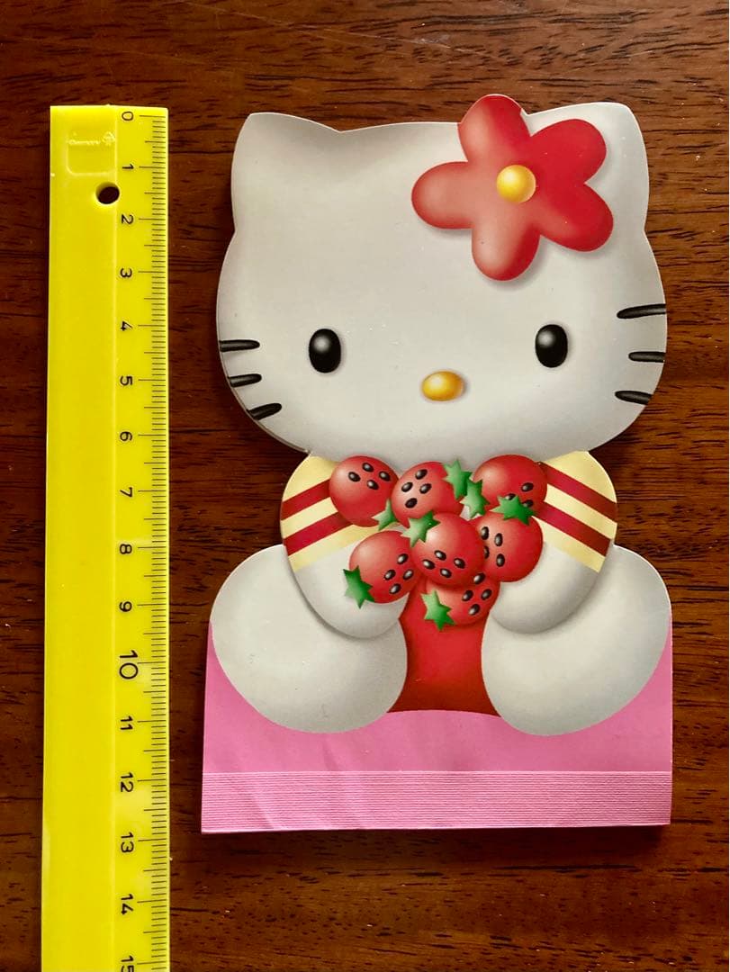 希少1998年】 ハローキティ ダイカットメモ 平成レトロ サンリオ