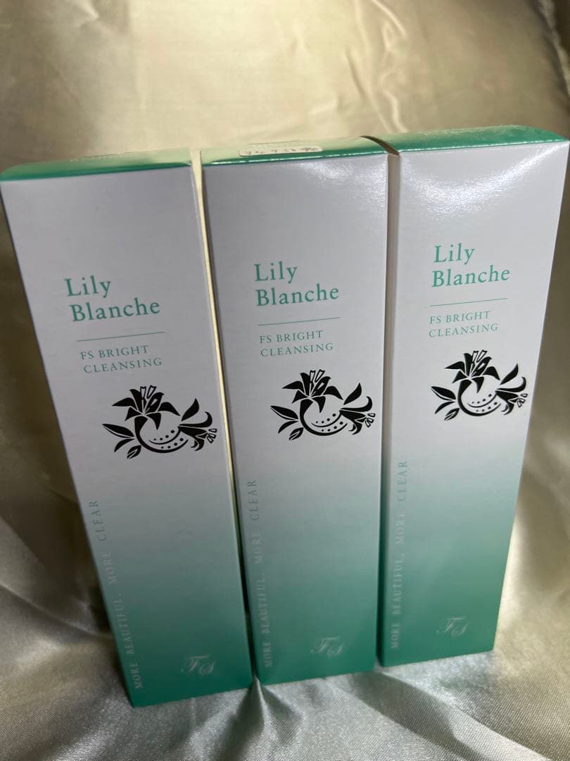 3本組リリーLilly Blauranche FSブライトクレンジング・美白ケア