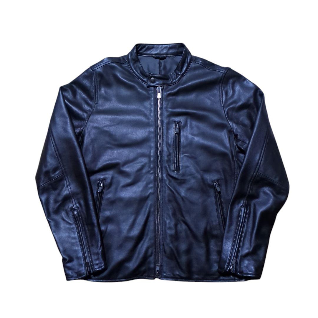 AKM Contemporary シングル ライダース レザージャケット 羊革