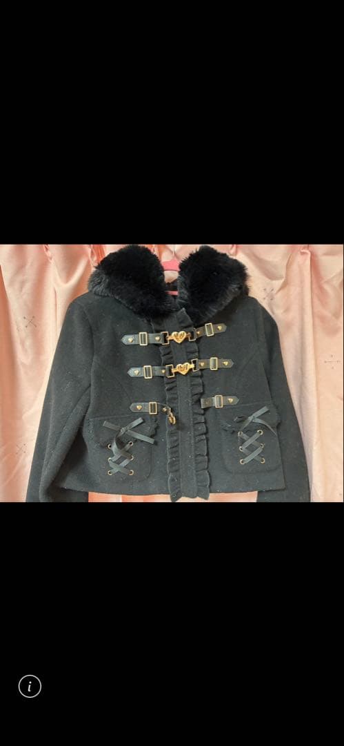 ROJITA ロジータハートバックルショートコート