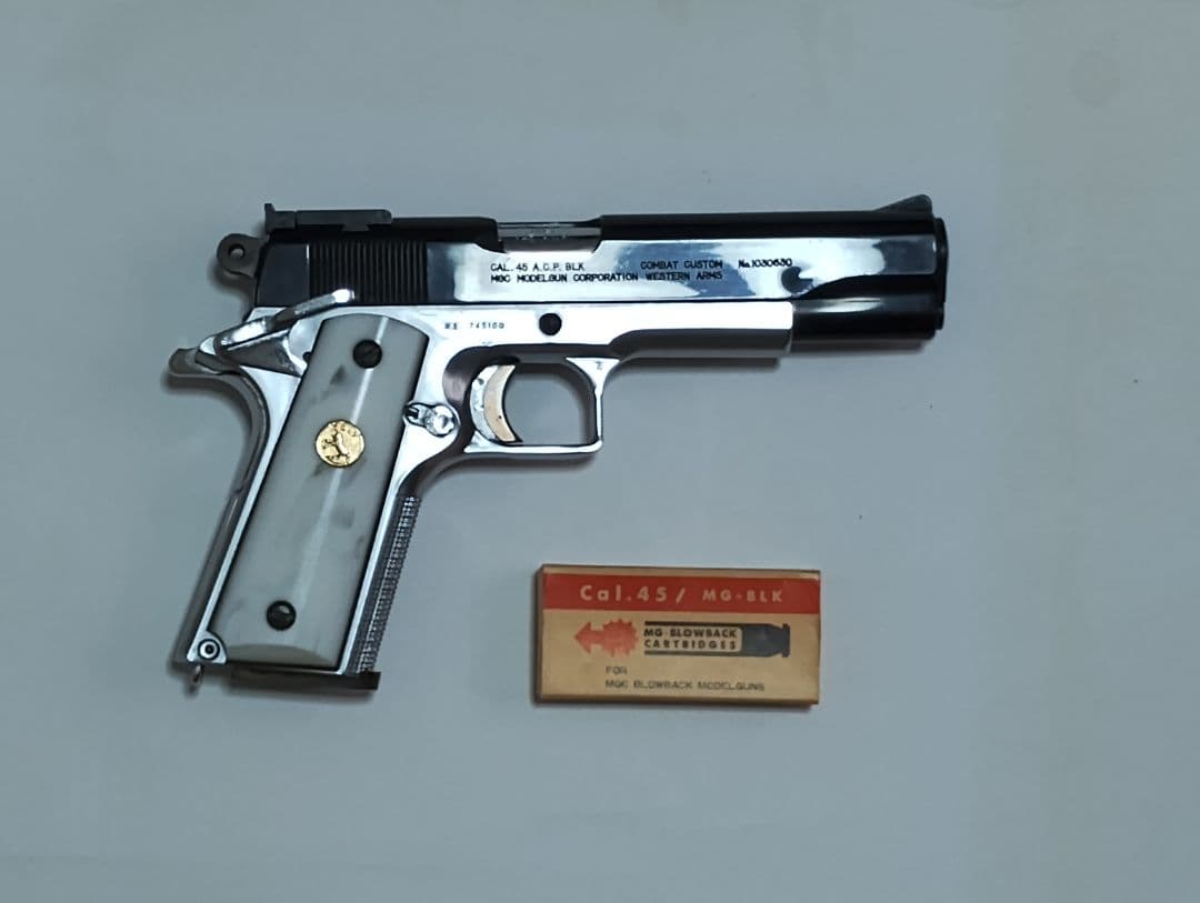 ウエスタンアームズコンバットコマンダーカスタム コルト コンバット コマンダー シーキャンプカスタム 黒染め