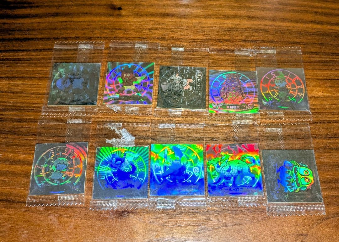 meiji 悪魔くん チョコスナック ホログラム シール 10枚 未開封