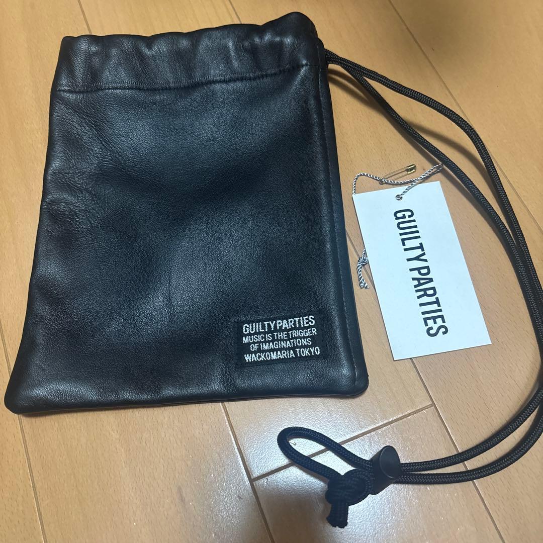 wacko maria レザーポーチ　黒　野村訓市　ロンハーマン　bedwin