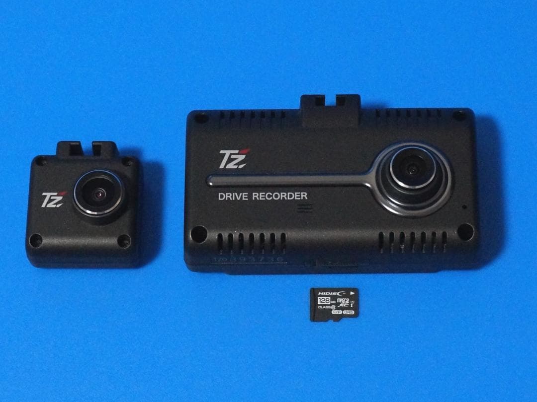 電池新品☆整備品☆新品SD128GB☆セルスターTZ-D205W☆美品最新Ver