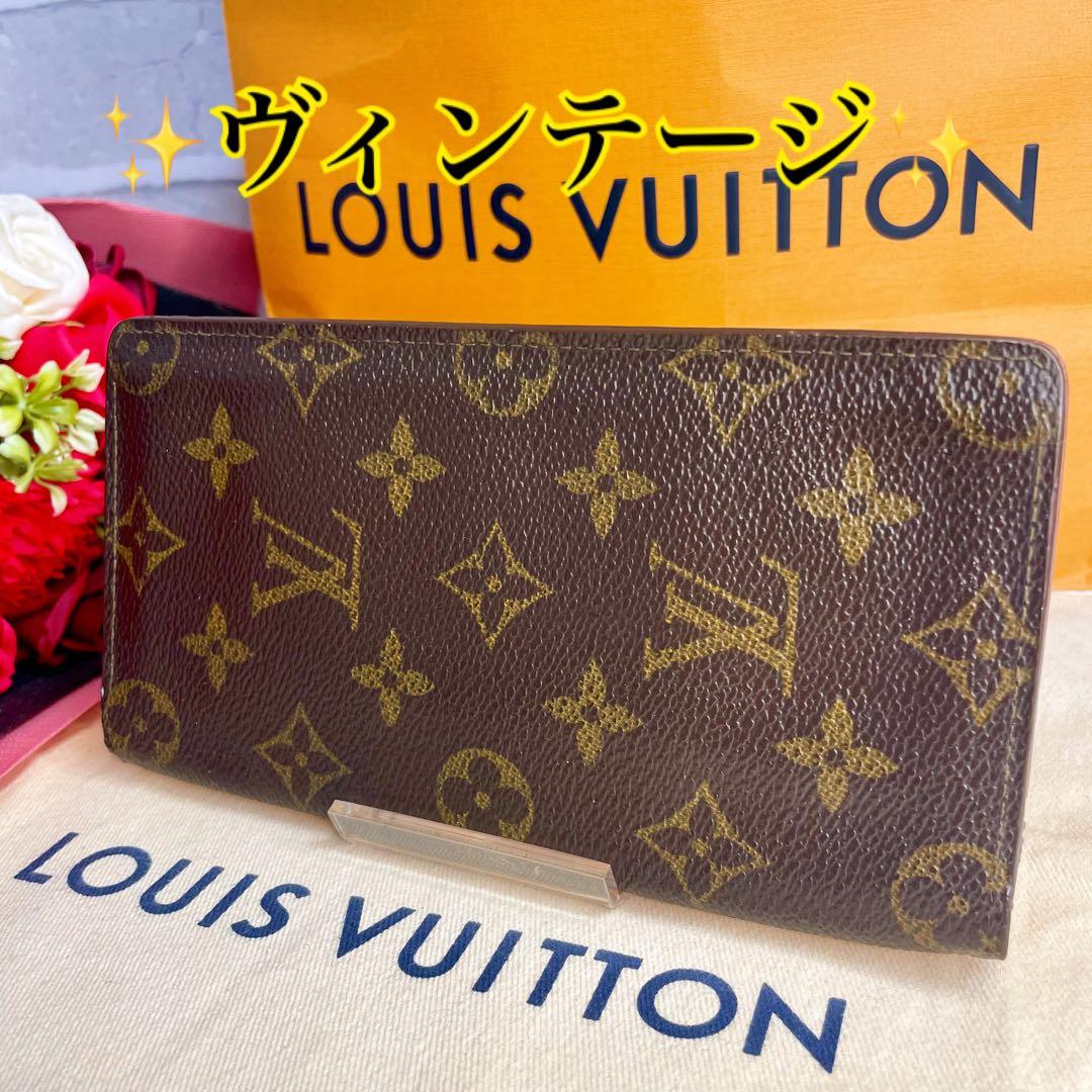 ヴィトン ポルトカルトクレディ モノグラム 長財布 札入れ カード入れ