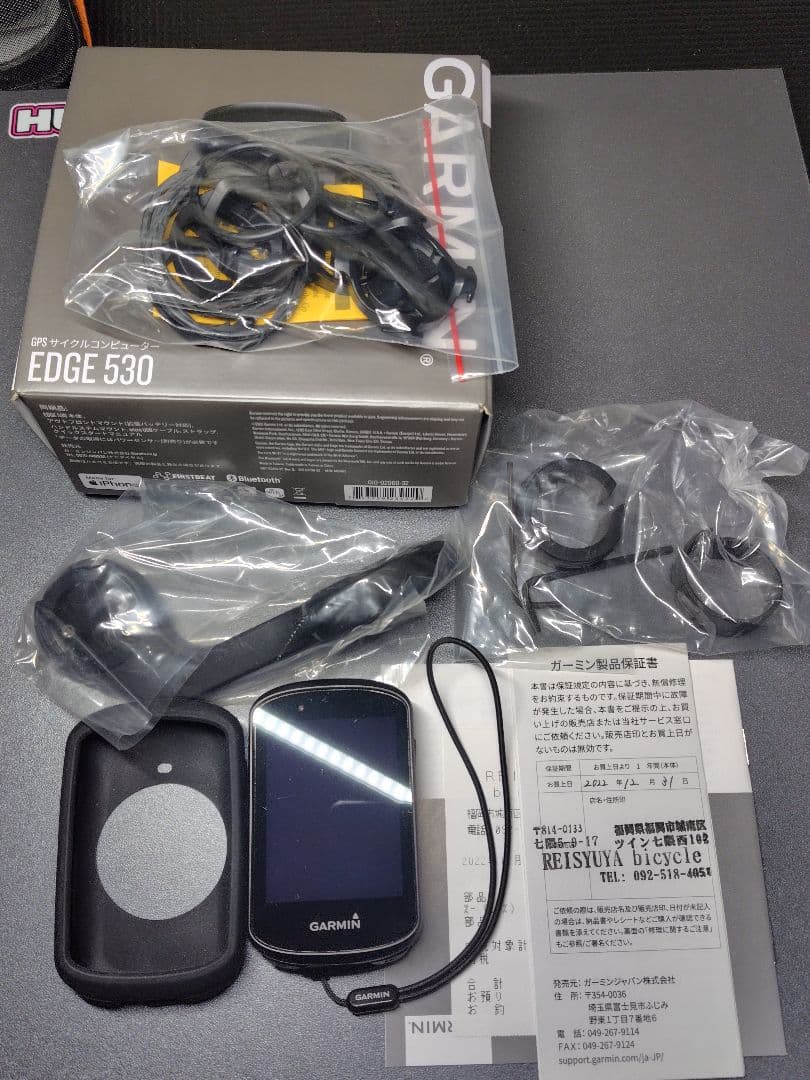 GARMINガーミン　EDGE530 速度計、ケイデンス計付