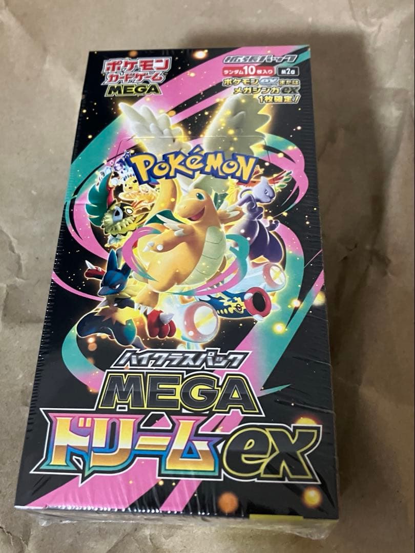 MEGAドリームex box シュリンク付き　ポケモンカードゲーム