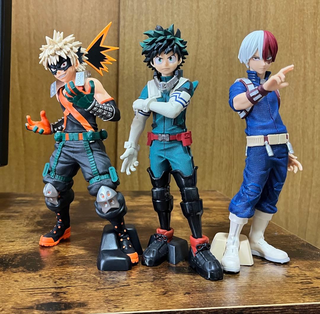 セット ヒロアカ 緑谷出久 爆豪勝己 轟焦凍 フィギュア - メルカリ