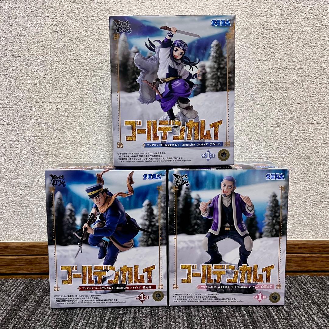 全3種】ゴールデンカムイ XrossLink 杉本佐一 アシリパ 白石由竹