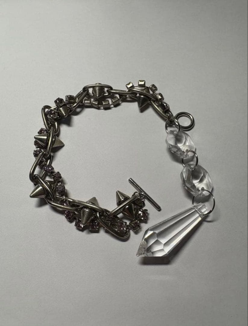 MASU スパイククリスタルブレスレット