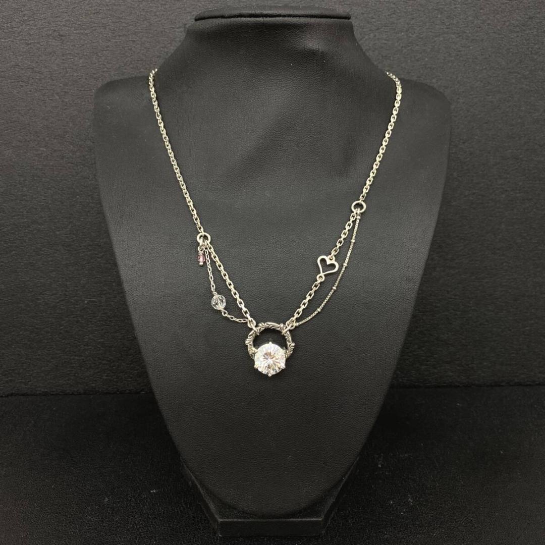 あるじゃん シルバー925 唐草 リング ペンダント ハート フック