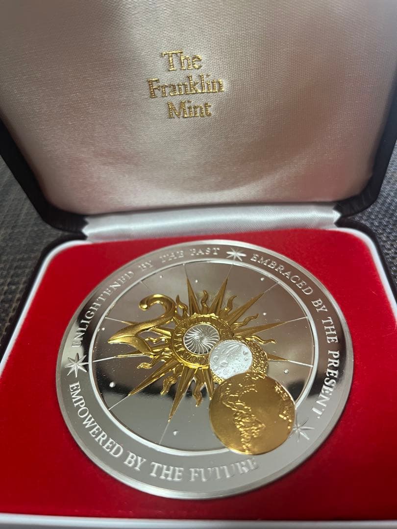 フランクリンミント　カレンダーメダル　2000 シルバー 2000 ミレニアム カレンダーメダル 銀製925 209g フランクリン・ミント