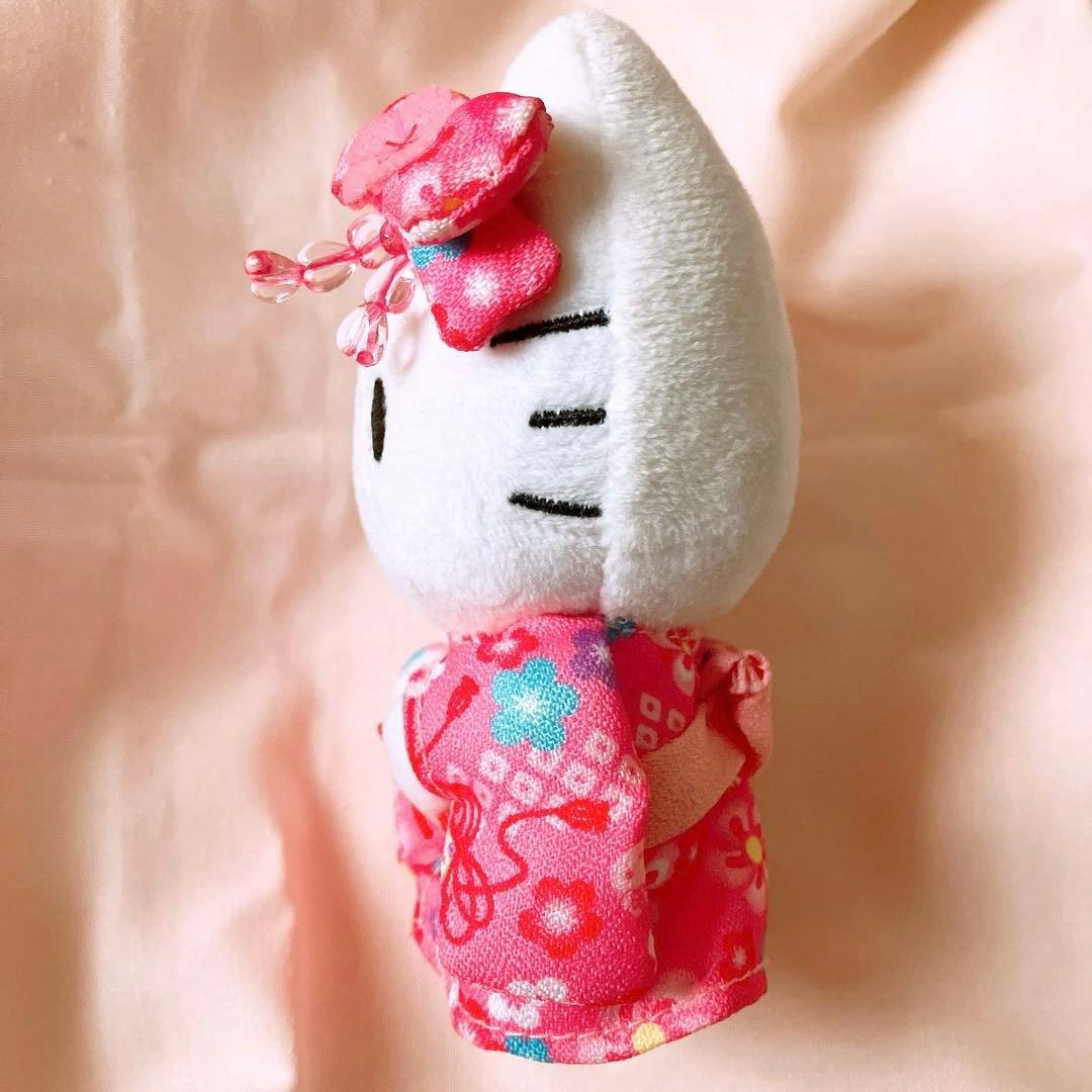 京都❤️着物ハローキティ ぬいぐるみキーホルダー お土産 キティ