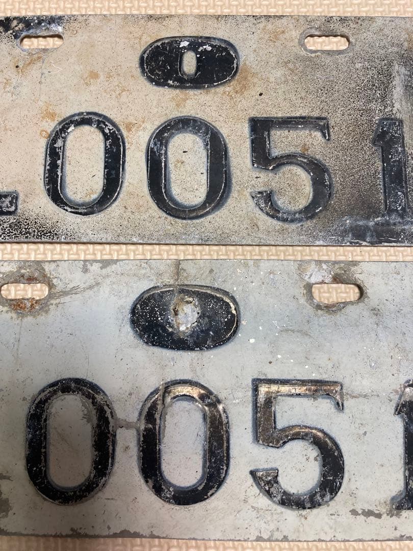 琉球政府発行 軽車両ナンバープレート - メルカリ