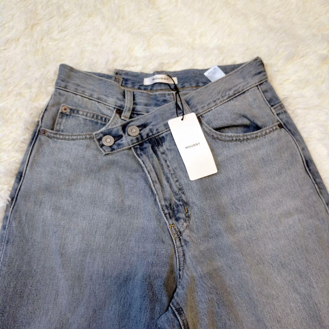 moussy CROSS WAIST WIDE STRAIGHT サイズ2 - パンツ公式 ストア