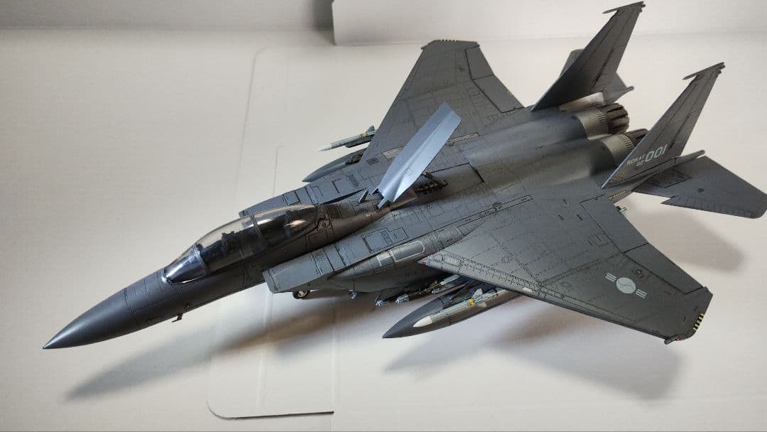 プラモデル完成機　1/72　ROKAF F-15 1/72 F-15J飛行実験団 [空自創設70周年 記念塗装機]