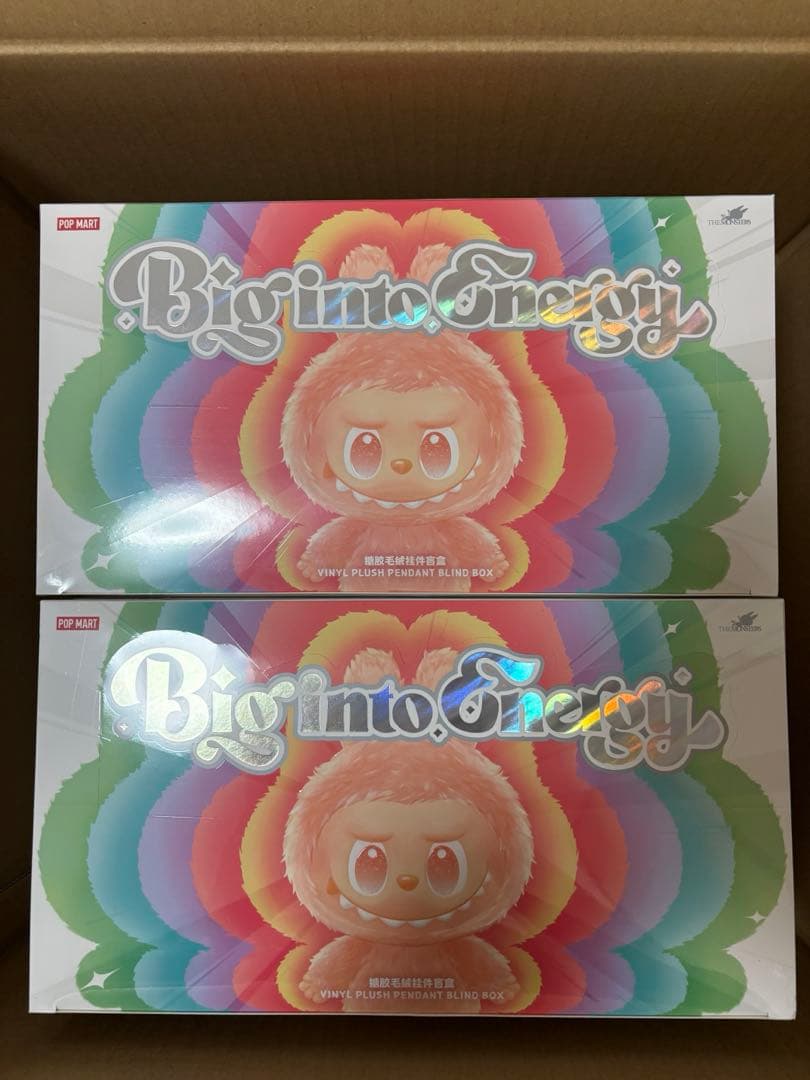 【新品未開封シュリンク付】ラブブ エナジーアソートボックス　2BOX ラブブ エナジー アソートボックス 6体セット 内袋未開封 ぬいぐるみ