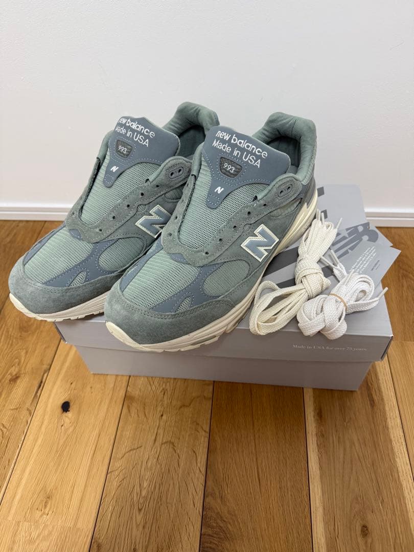靴 New Balance 993 KITH pistachio 28.5