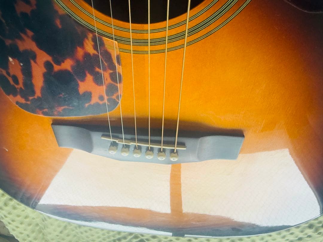 美品】レフティー(左利き)アコースティックギターMorris M-01LHTS