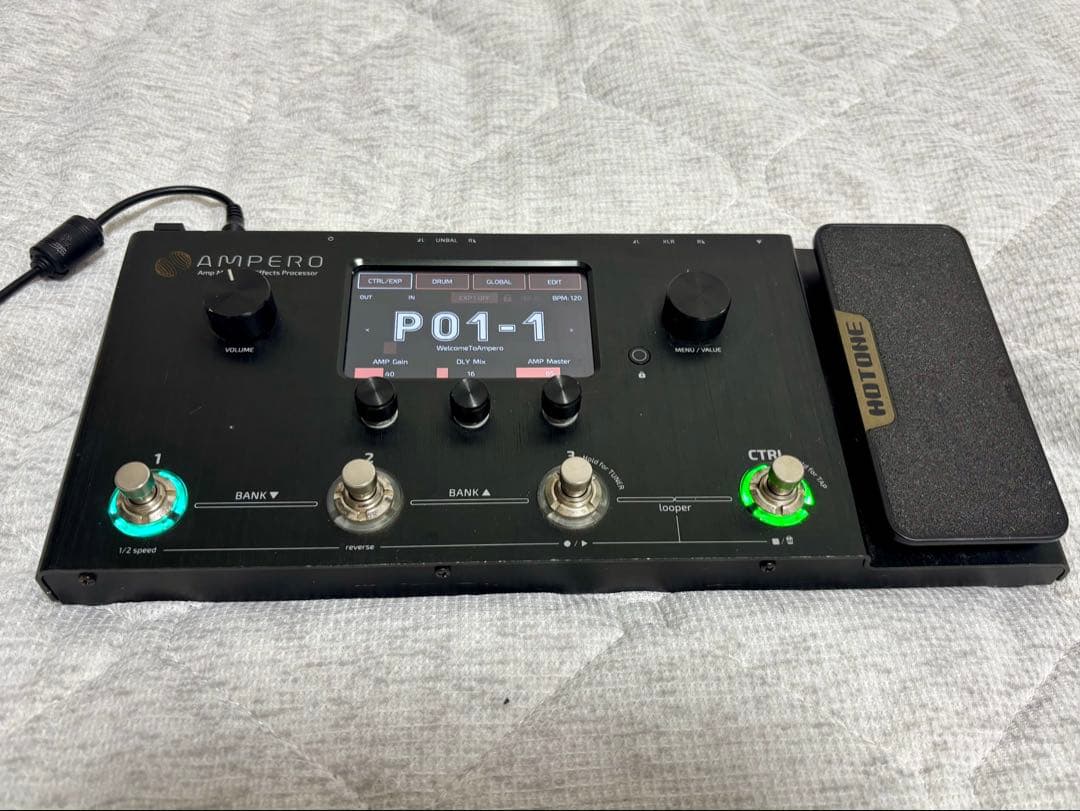 Hotone Ampero ギターエフェクター