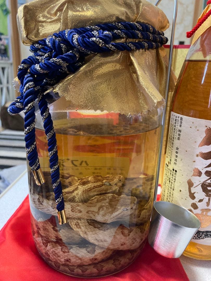 ハブ酒 夫婦ハブ 1.４リットル 夫婦ハブ入り酒 35度 / 1400ml - さきたりや - 南都酒造所 公式