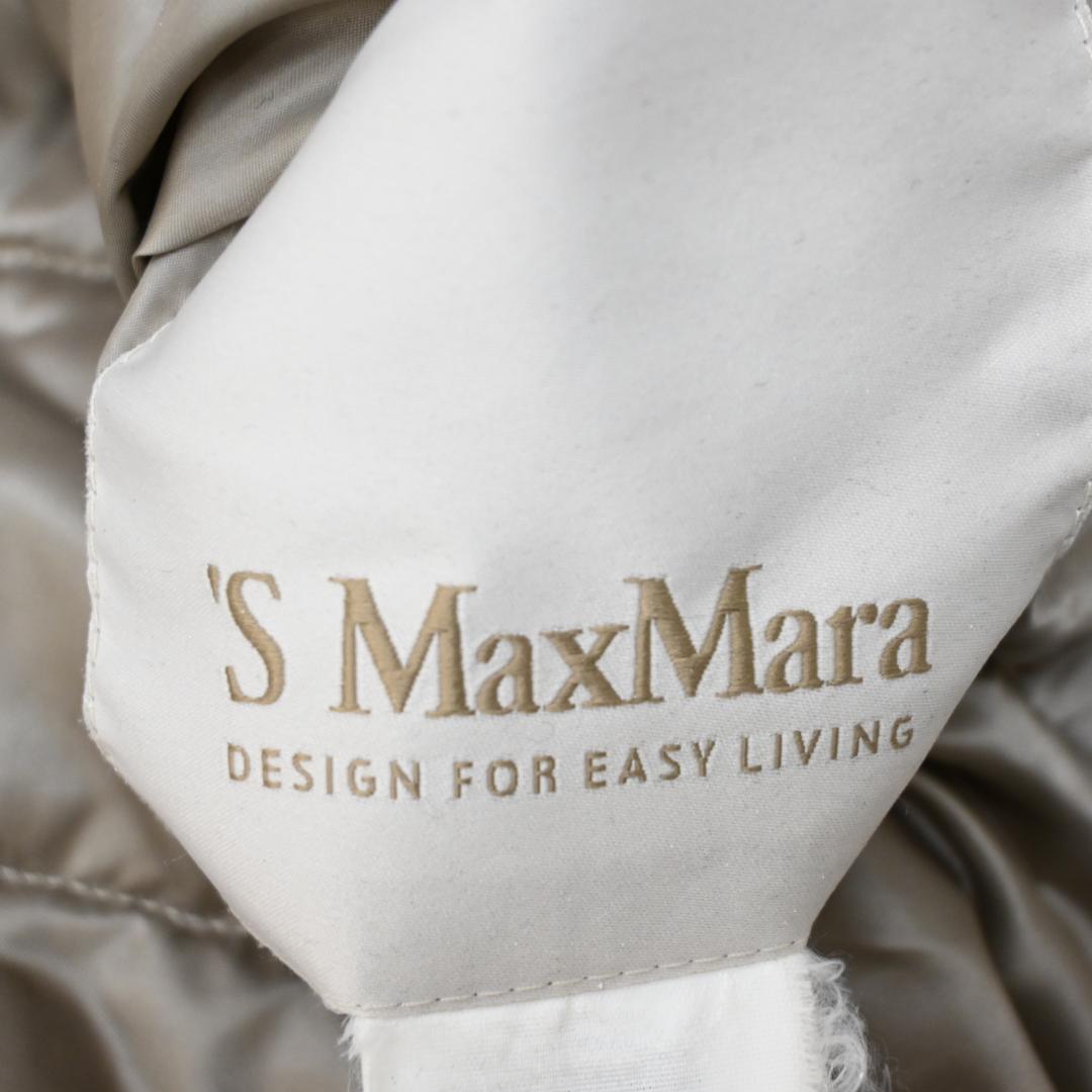 48288☆冬 S Max Mara マックスマーラ Aライン ダウンコート* - メルカリ