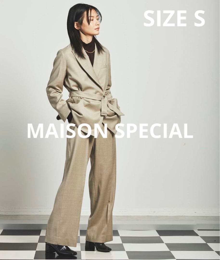 MAISON SPECIAL S セットアップ　ベージュ