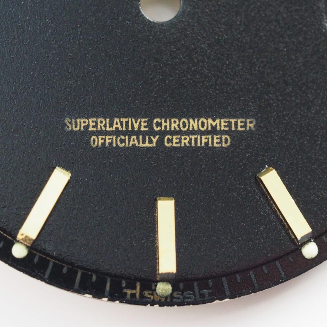 純正 ROLEX 1601 1603 文字盤 マットブラック デイトジャスト - メルカリ