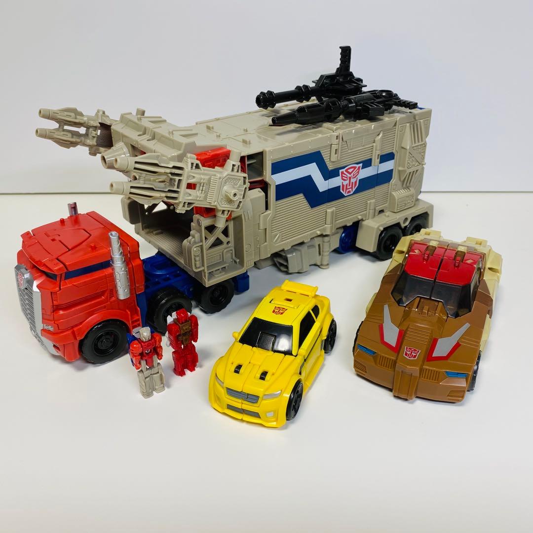 パワーマスターオプティマスプライム　バンブルビー　クロームドーム　セット