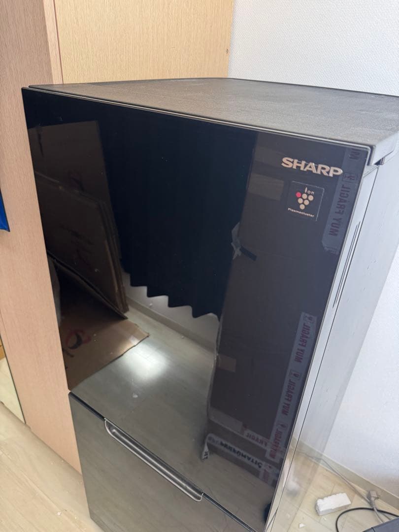 【美品】SHARP 冷蔵庫 SJ-GD15G-B 152L ブラック