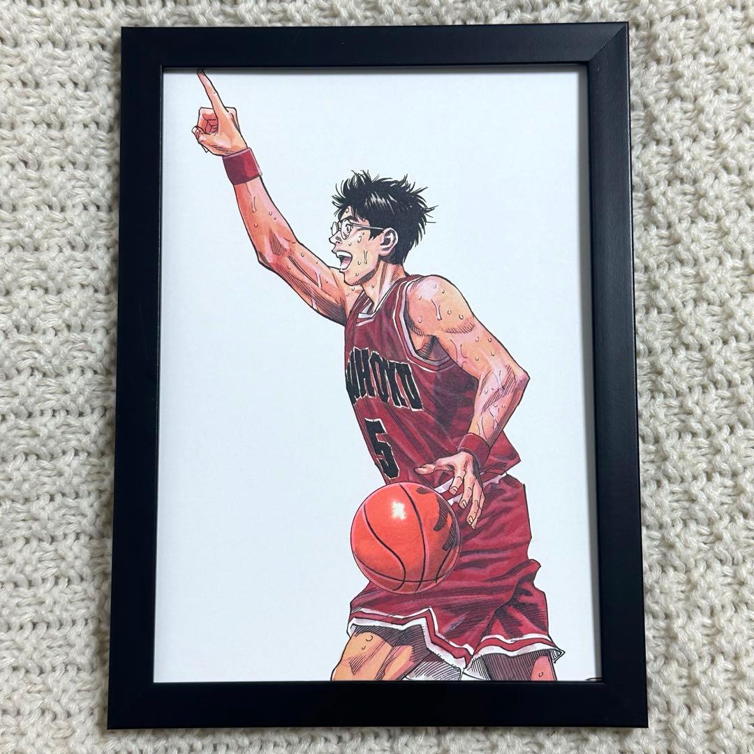 スラムダンク グッズ ポスター イラスト 写真 木暮 カード 湘北 額装