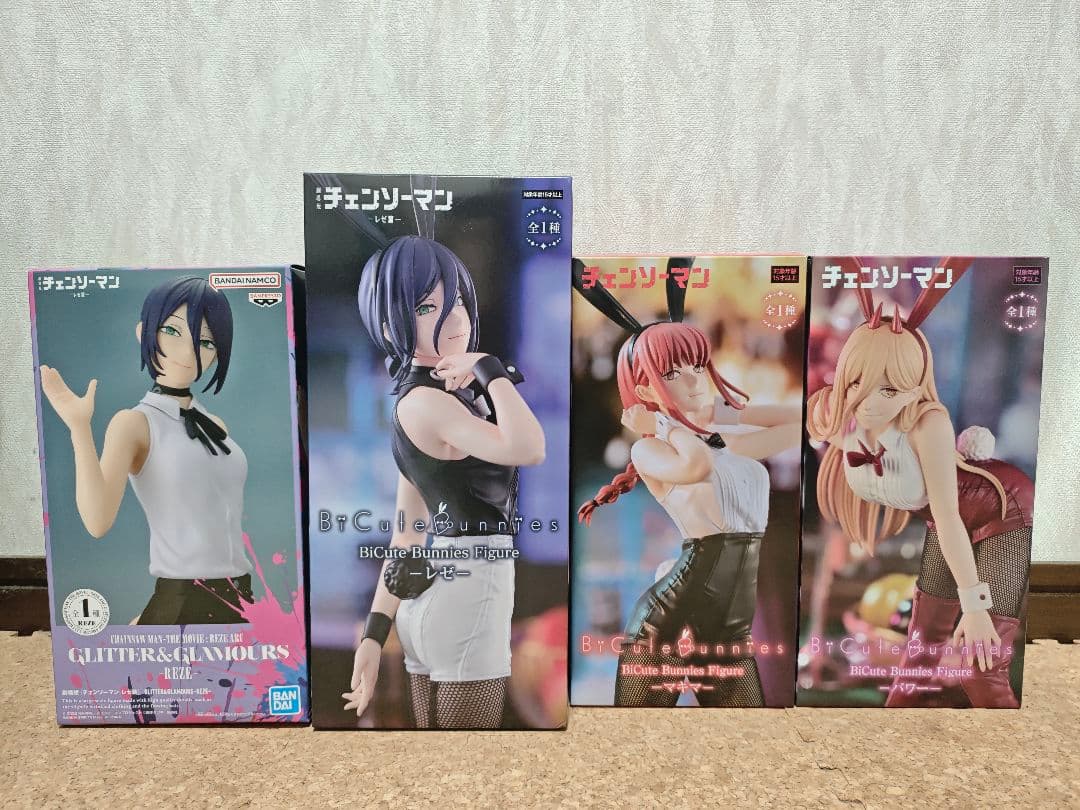 チェンソーマン　フィギュア　レゼ　マキマ　パワー　Bicute　バニー