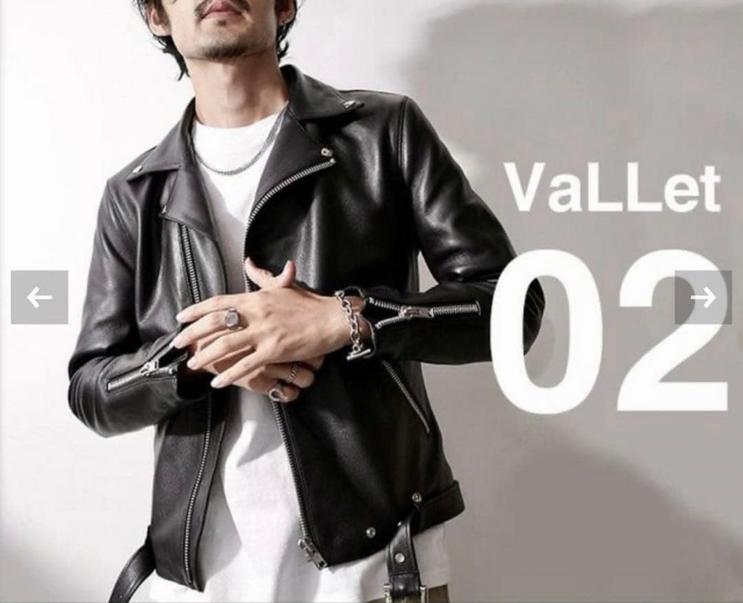 VaLLet VIBECA & Co. ダブルライダースジャケット 02