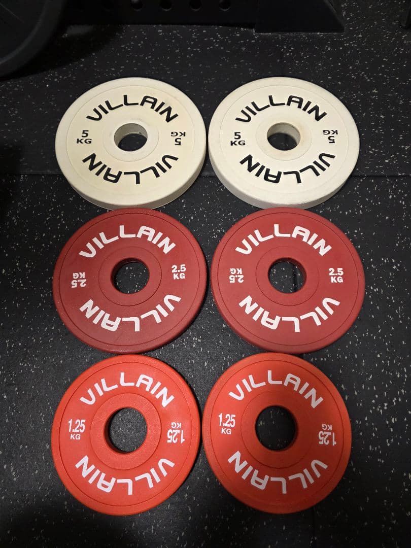 【VILLAIN FITNESS】ウェイトリフティング用チェンジプレート