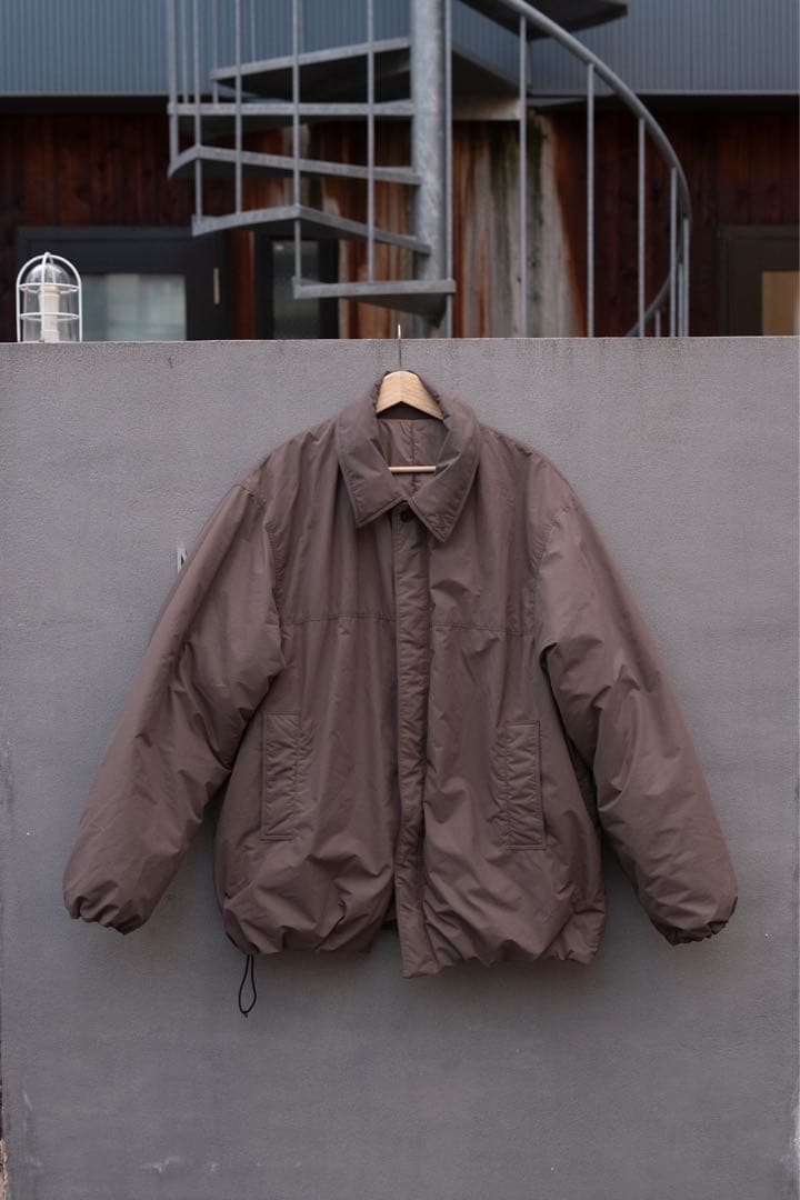 Steven Alan＞ PE DARUMA CAR BLOUSON/モカ