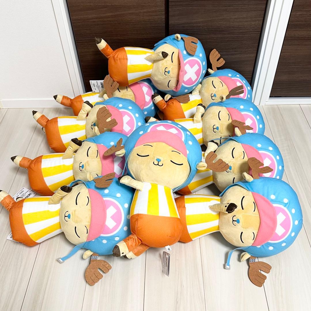 ワンピース　めちゃもふぐっとおやすみぬいぐるみ　チョッパー　10個 🔥新商品入荷🔥／ #ワンピース から めちゃもふぐっとおやすみ