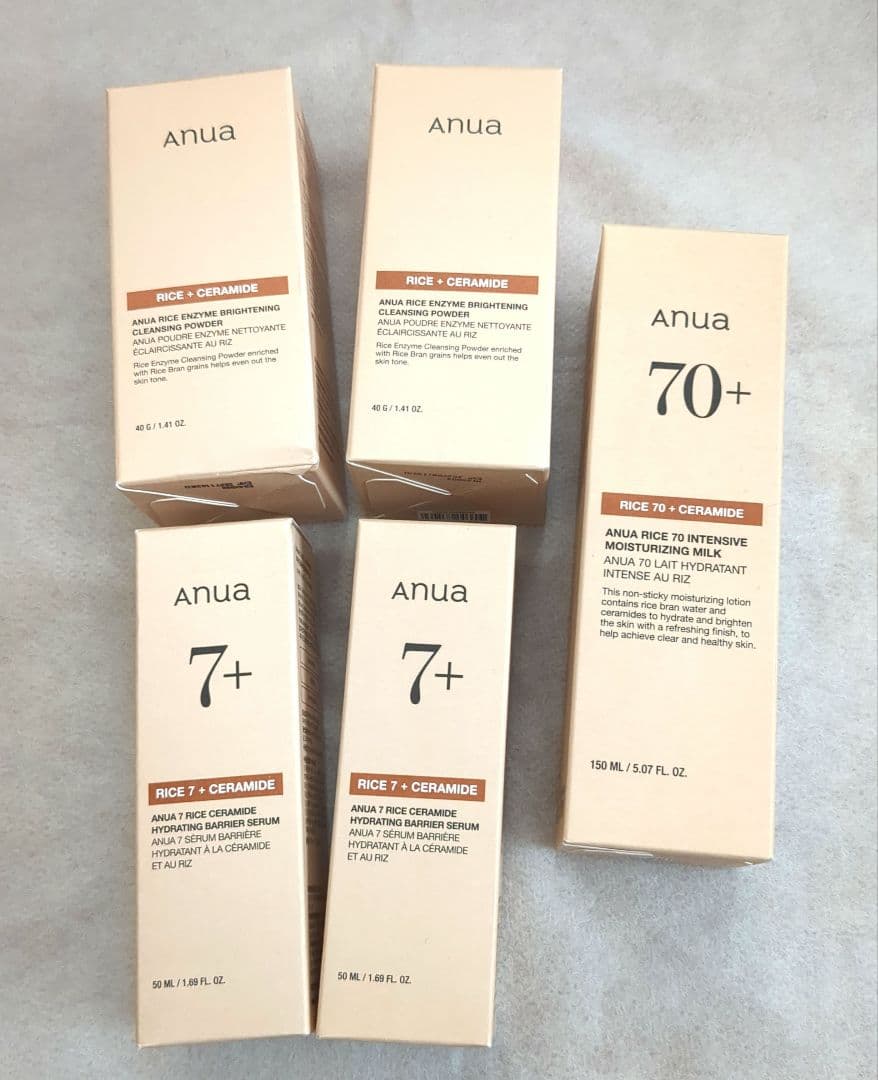 Anua Rice 7+ Ceramide 美容液 5本セット