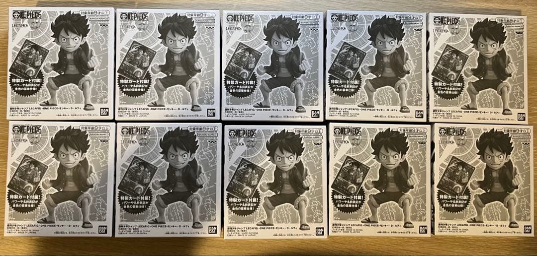 【未開封10箱】LECAFIG ワンピース ルフィレカフィグ金文字