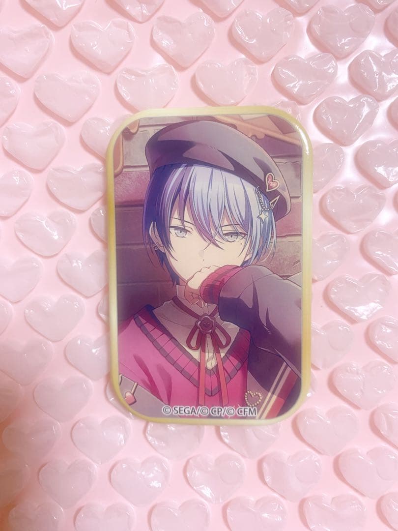 プロセカ 青柳冬弥 バレンタイン スクエア缶バッジ - メルカリ